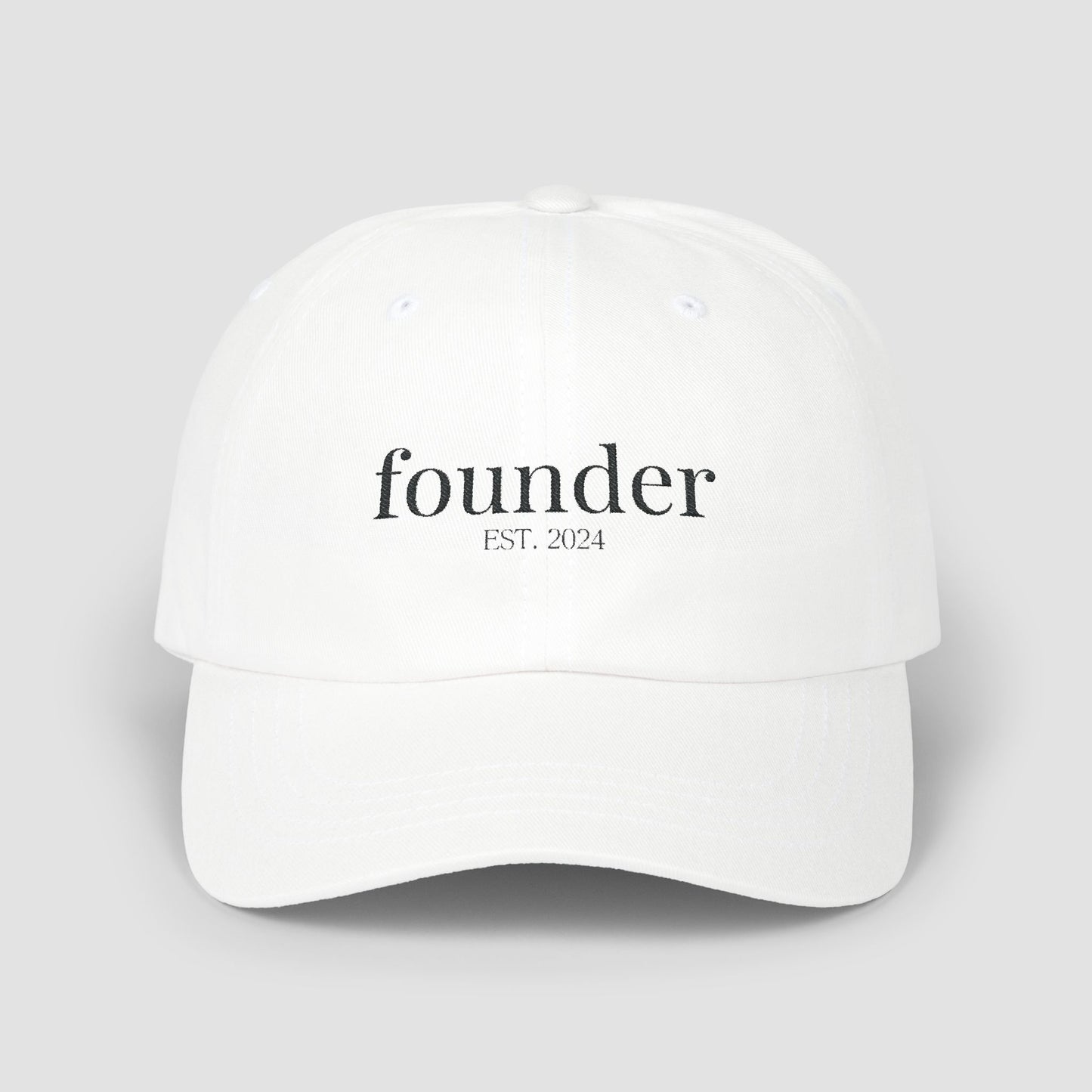 Personalized Founder Est Date Embroidered Hat