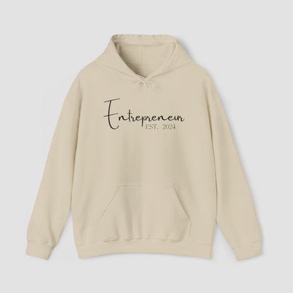 Custom Entrepreneur Est. Date Hoodie