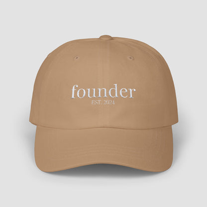 Personalized Founder Est Date Embroidered Hat