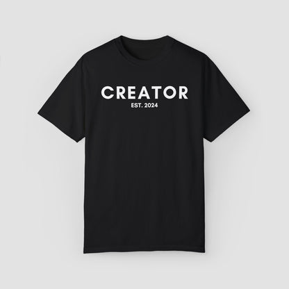 Custom Creator Est Date Comfort Colors Tee