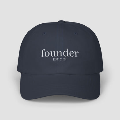 Personalized Founder Est Date Embroidered Hat