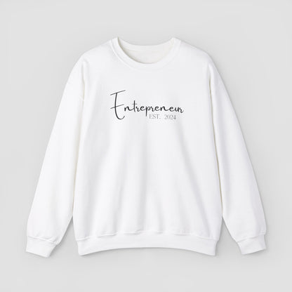 Entrepreneur Est. Date Heavy Blend™ Crewneck Sweatshirt