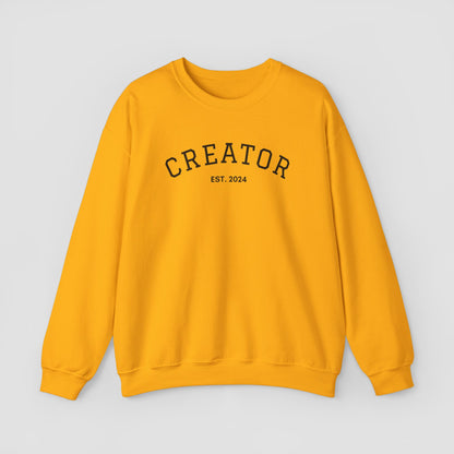 Creator Est. Date Heavy Blend™ Crewneck Sweatshirt