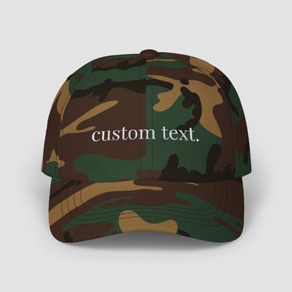 Custom Text Embroidered Hat