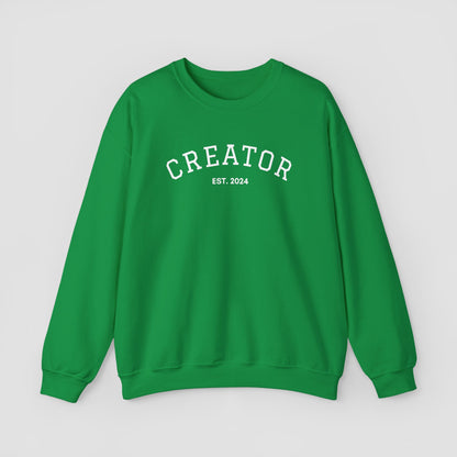 Creator Est. Date Heavy Blend™ Crewneck Sweatshirt