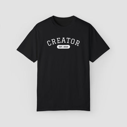 Custom Creator Est Date Comfort Colors Tee