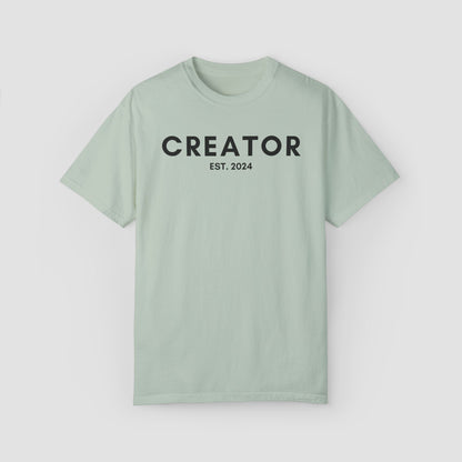 Custom Creator Est Date Comfort Colors Tee