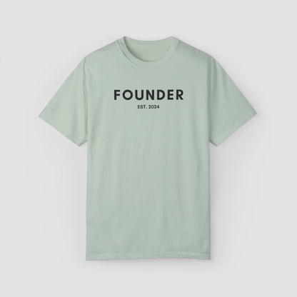 Custom Founder Est Date Comfort Colors Tee