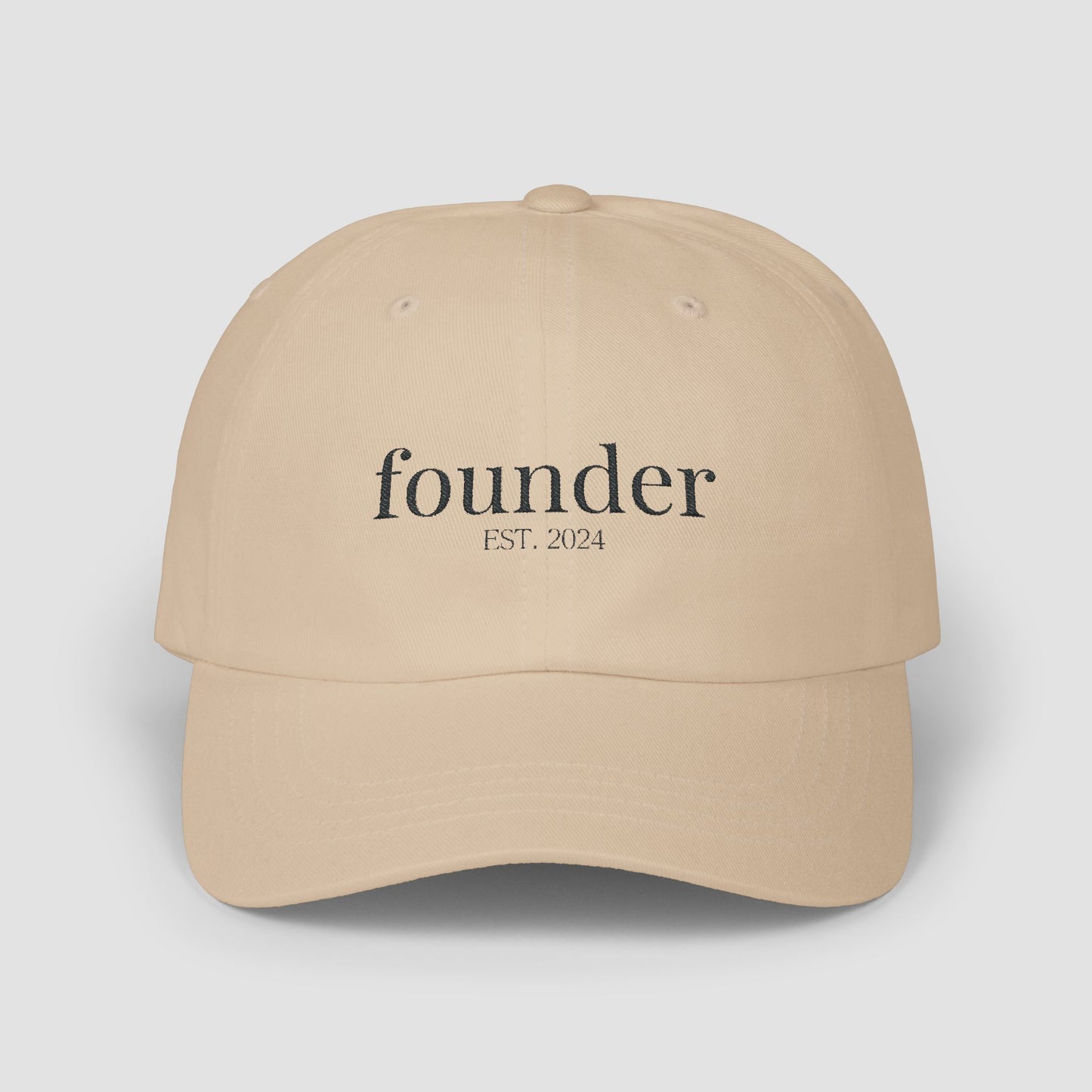 Personalized Founder Est Date Embroidered Hat