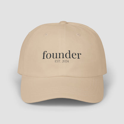 Personalized Founder Est Date Embroidered Hat