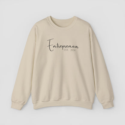 Entrepreneur Est. Date Heavy Blend™ Crewneck Sweatshirt