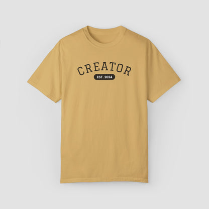 Custom Creator Est Date Comfort Colors Tee