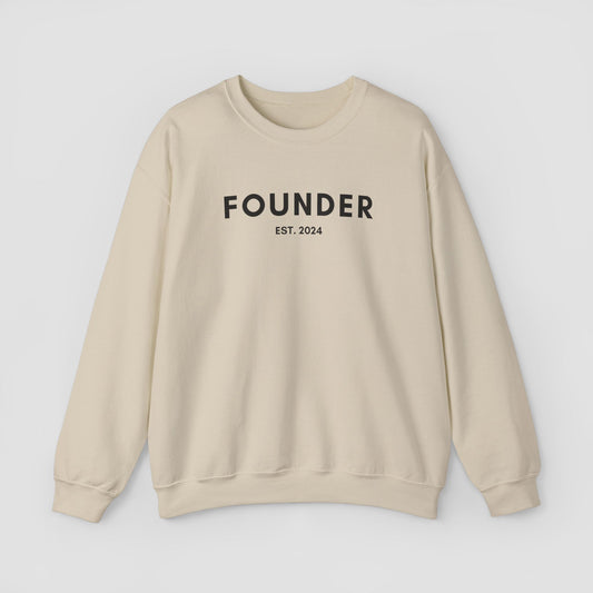 Founder Est. Date Heavy Blend™ Crewneck Sweatshirt