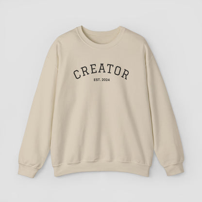 Creator Est. Date Heavy Blend™ Crewneck Sweatshirt