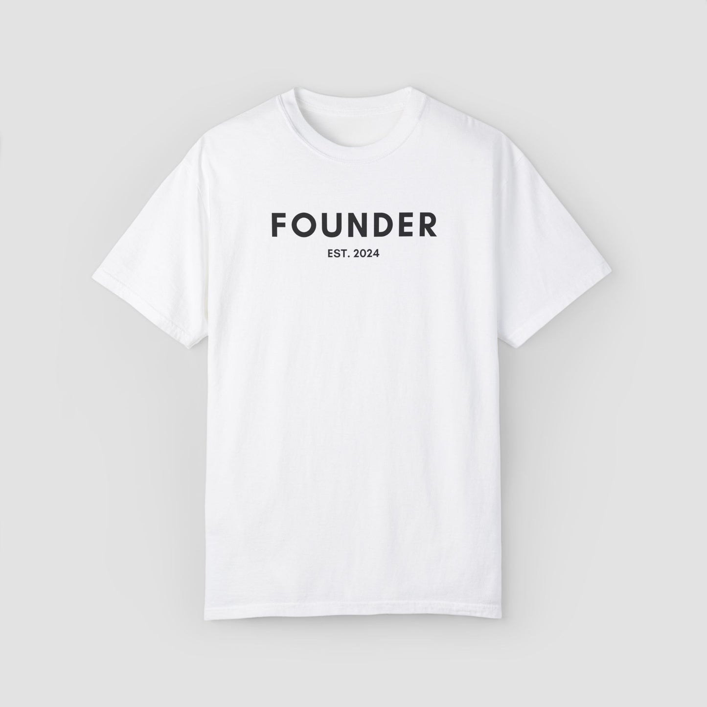 Custom Founder Est Date Comfort Colors Tee