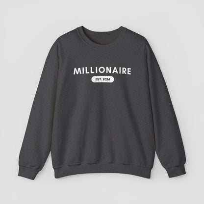 Millionaire Est. Date Heavy Blend™ Crewneck Sweatshirt