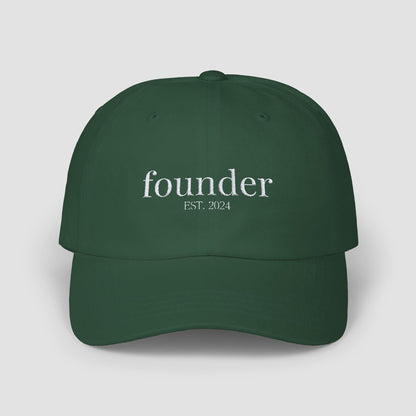 Personalized Founder Est Date Embroidered Hat