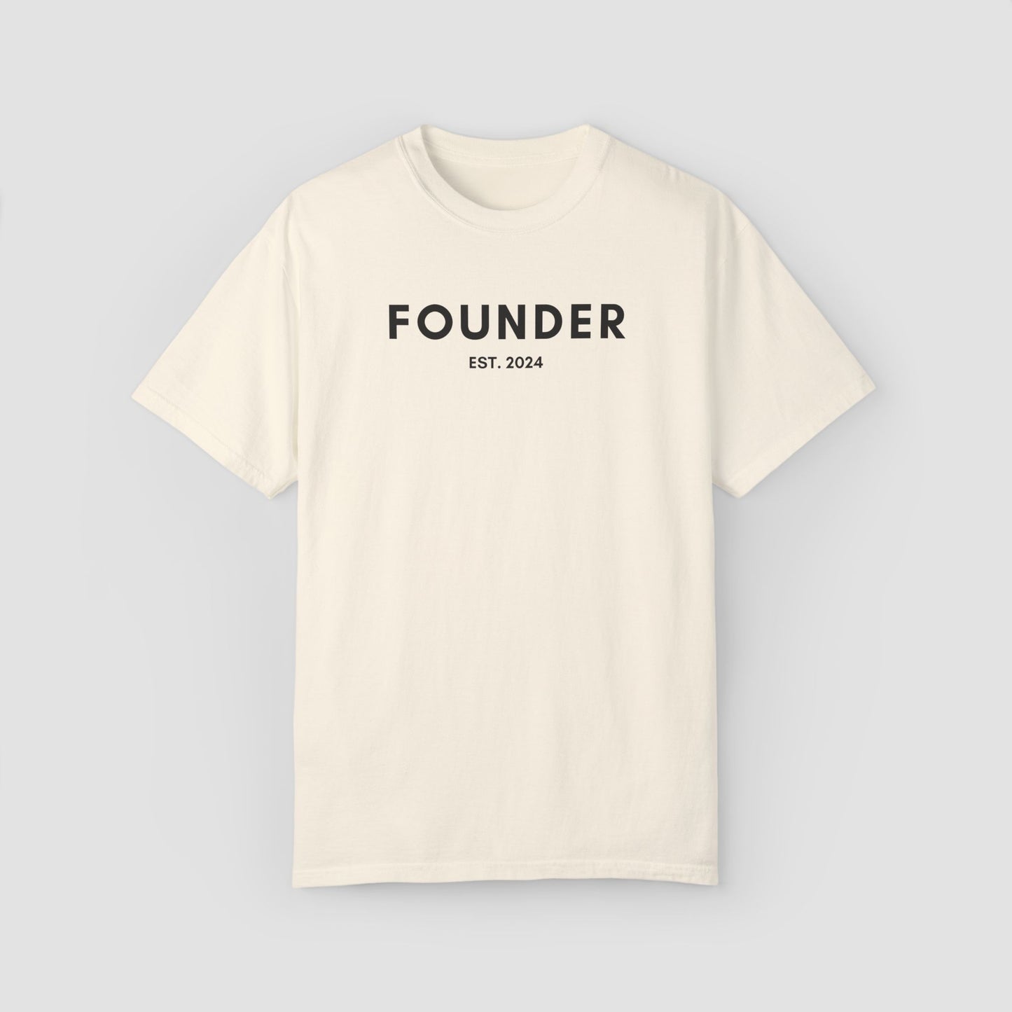 Custom Founder Est Date Comfort Colors Tee