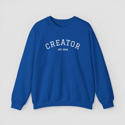 Creator Est. Date Heavy Blend™ Crewneck Sweatshirt