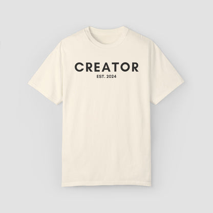 Custom Creator Est Date Comfort Colors Tee