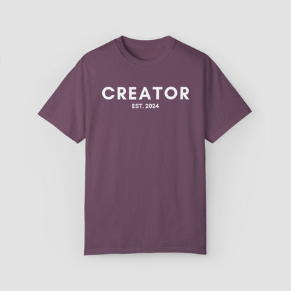 Custom Creator Est Date Comfort Colors Tee