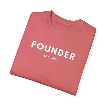 Custom Founder Est Date Comfort Colors Tee