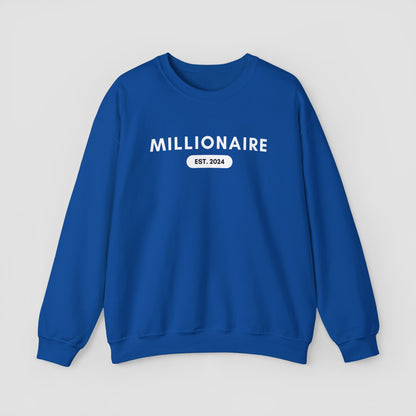 Millionaire Est. Date Heavy Blend™ Crewneck Sweatshirt